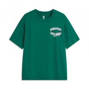 LINING Футболка мужская green AHSU599 4