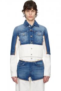 Маленькая джинсовая куртка grand' Jean Paul Gaultier, мультиколор