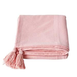 Покрывало Homescapes Rajput, 150x1x200 см, розовый