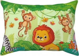 Pevtufa Подушка с принтом африканских животных в джунглях African Animals in the Jungle