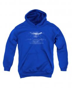 Детская толстовка с капюшоном и логотипом Bw Batman V Superman, Medium blue