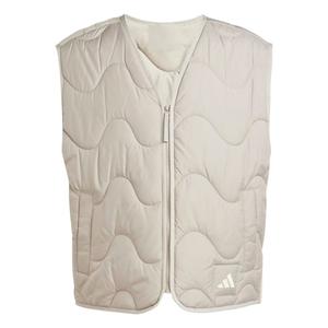 Куртка-жилет с лого-патчем в технике квилтинг волна Adidas, taupe