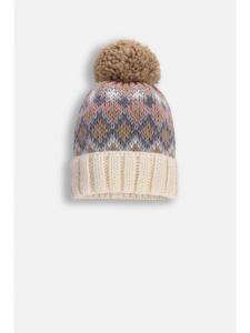 Coccodrillo Зимняя шапка с помпоном, разноцветная