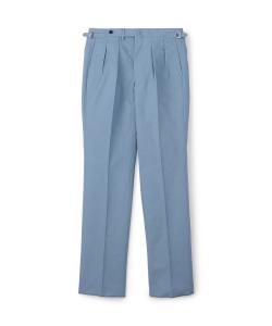 Хлопковые брюки Bradford System с двумя складками Tomorrowland Men, цвет 63 Light Blue