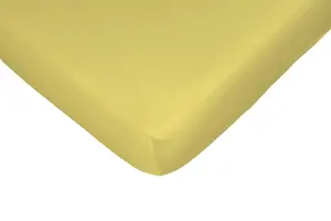 Простыня CASATEX "Джерри", удобная в надевании благодаря высокой эластичности 180-200х190-200 см, 1 шт., цвет zitrone