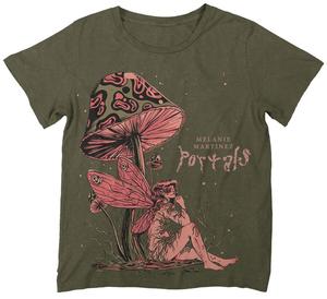 Футболка Martinez, Melanie Portals Mushroom Boyfriend Tee, зеленый