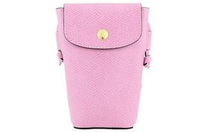 LONGCHAMP Сумка через плечо из натуральной кожи коровы с карманом для телефона женская розовая Épure