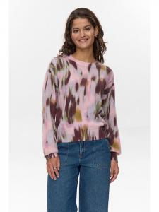 NÜMPH Свитер "Liani" в розово-бордовом цвете