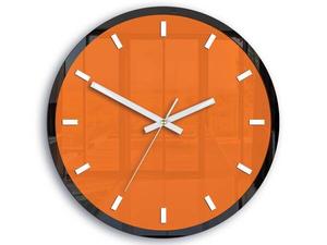 Настенные часы ModernClock Rolo, 30x30x4 см, оранжевый