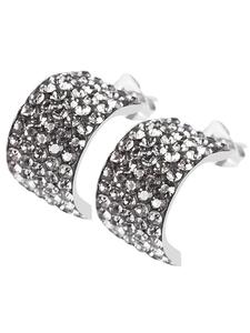 Adeliás Женские серьги - Серьги-гвоздики из нержавеющей стали серебристого цвета