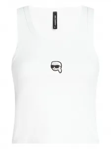 Пижамный топ Ikon KARL LAGERFELD, белый