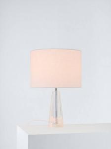 Маленькая настольная лампа Blake Petite из хрустального стекла Laura Ashley, Clear