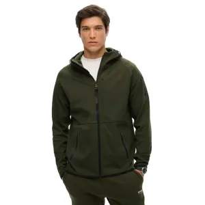 Толстовка Superdry Tech Logo full zip, зеленый
