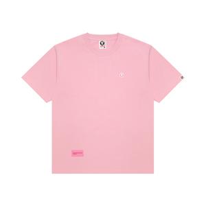 Футболка с принтом логотипа A Bathing APE Aape, розовый