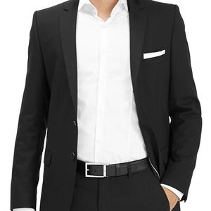 Кожаный ремень мужской черный ширина 3,5 см MONTBLANC