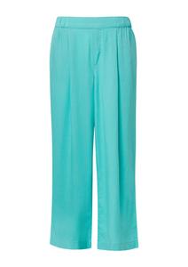 Широкие брюки со складками спереди s.Oliver, Green