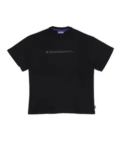 Черная футболка с логотипом и коротким рукавом Octopus, черный