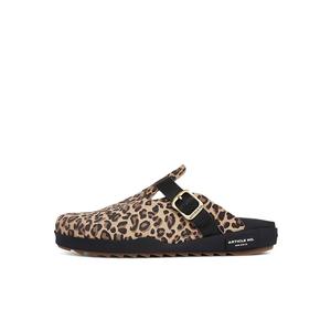 ARTICLE NO. Износостойкие сандалии с закрытым носком, унисекс, леопардовый рисунок