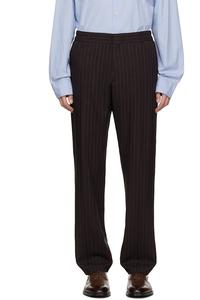 Paul Smith Бордовые шерстяные брюки