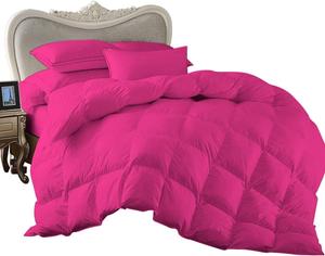 BesBedding Комплект постельного белья из длинноволокнистого хлопка плотностью 500 г/м² в цвете hot pink Hot Pink