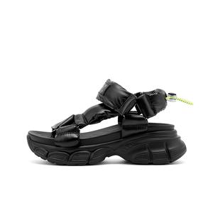 Сандалии с одним ремешком 5 см женские JOSINY, Black