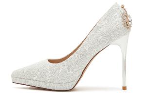 Туфли на тонком каблуке высотой 10,5 см для женщин TADSW, Silver