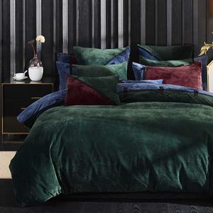 A1DFDFGOQSFG Комплект постельного белья из фланели вельвет однотонный