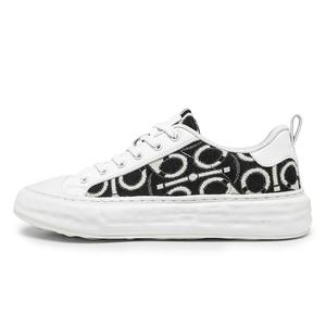 BOLE Мужские лоу-топ скейтборд кроссовки черные, цвет Black