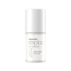Лак для ногтей striplac uv colour Alessandro, satin white shimmer, объем 6.5 мл