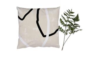 Декоративная подушка MuchoWow диванная подушка для гостиной декоративная подушка 40 x 40 см розовый - минимализм - дизайн - чехлы на диванные подушки - без наполнителя