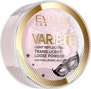 Прозрачная рассыпчатая пудра Variété с аппликатором. Eveline Cosmetics, 6 гр