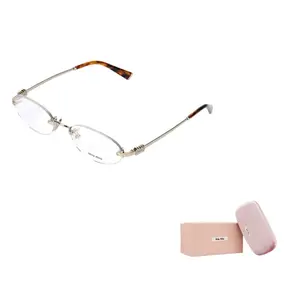 Очки с овальной оправой MIU MIU