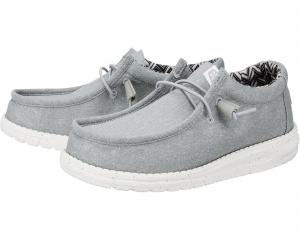 Кроссовки Hey Dude Kids Wally Canvas, серый