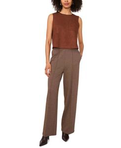 Женские брюки с высокой посадкой и складками спереди Vince Camuto, Foxtrot