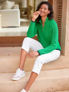 Heine вязаный свитер "Пуловер", зеленый