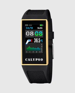 Женские часы K8502/4 Черные резиновые умные часы Calypso, черный