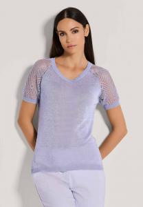 Базовая футболка RUNDHALS-MIT-MUSTER MADELEINE, синий