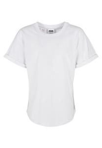 Базовая футболка LONG SHAPED TURNUP Urban Classics, цвет white