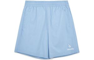 Повседневные шорты унисекс светло-голубые MLB