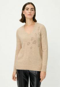 Джемпер Olsen PULLOVER MIT FUNKELDEN ZIERELEMENTEN, Beige