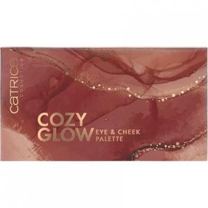 Палитра румян Cozy Glow Eye & Cheek Palette, 6 цветов, стойкие, мерцающие, матовые, веганские духи, без спирта и парабенов, 10 г Catrice