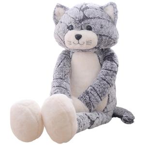 Кукла плюшевая Kitten Cool Cat высота 50см/70см/90см Barbne, серый