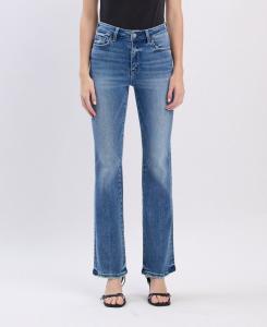 Женские джинсы с высокой посадкой и расклешенными штанинами Vervet, Allison blue