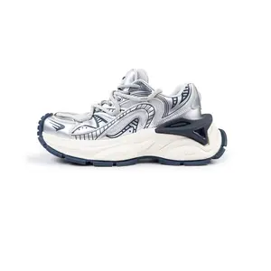 Lilbetter Серые трейловые амортизирующие износостойкие дышащие низкие массивные кроссовки Unisex - Тёмно-синий, цвет Dark Blue