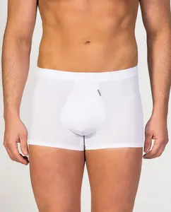 Мужские трикотажные боксерские шорты из египетского хлопка ZD, белый