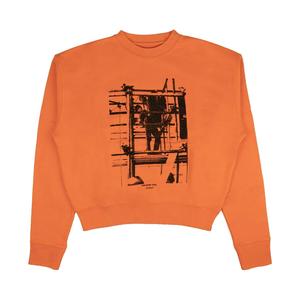 Off-White Толстовка с капюшоном с рисунком Оранжевый