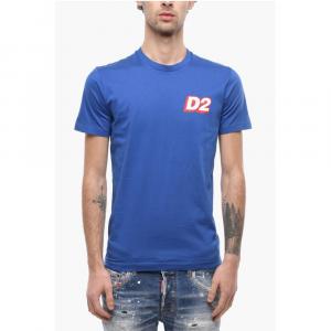 Обычная футболка с принтом D2 Dsquared2, Blue