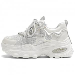 JOSINY Женские устойчивые к истиранию массивные кроссовки на низком ходу в светло-золотом цвете, цвет Light Gold