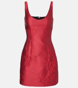 Мини-платье Einna из жаккарда Emilia Wickstead, красный