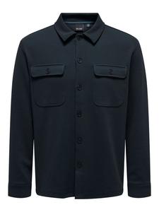 ONLY & SONS Рубашка темно-синего цвета